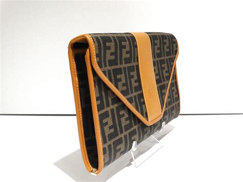 fendi faith pouch price|Fendi vintage clutch.